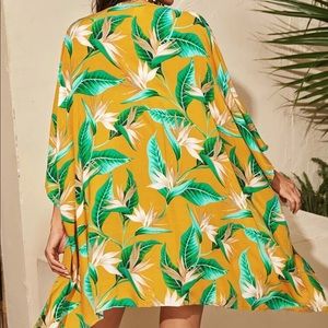 Multi Colored Beach Casual Cover up Cardi Kimono